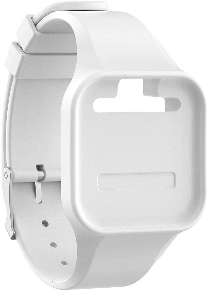 GolfBuddy Voice 2 Wristband White – Replacement Silicone Strap Compatible with Voice 2 SE & Aim V10 Golf GPS Devices - Image 1
